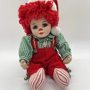 Marie Osmond TINY TOTS RAGGEDY ANDY Starring Jingles Christmas vintage 2001 doll